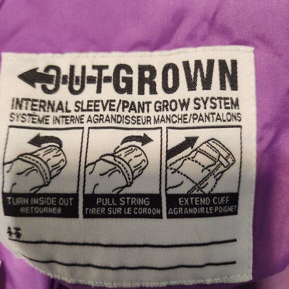 Columbia sz M 10 - 12 kids  Purple  Snow Bib Overalls   Winter Gear Ski - Picture 7 of 12